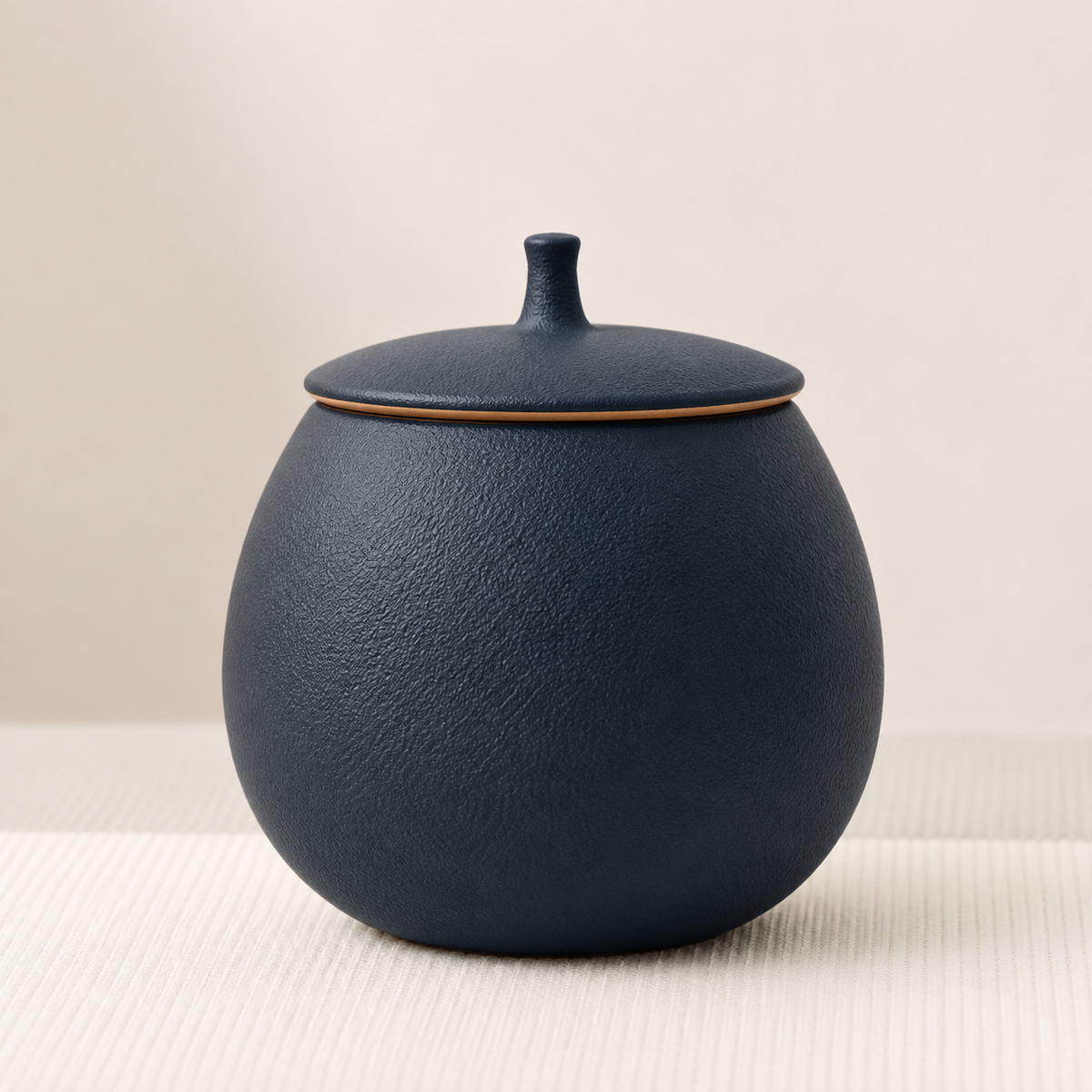 Mini-urn Amara van keramiek met deksel