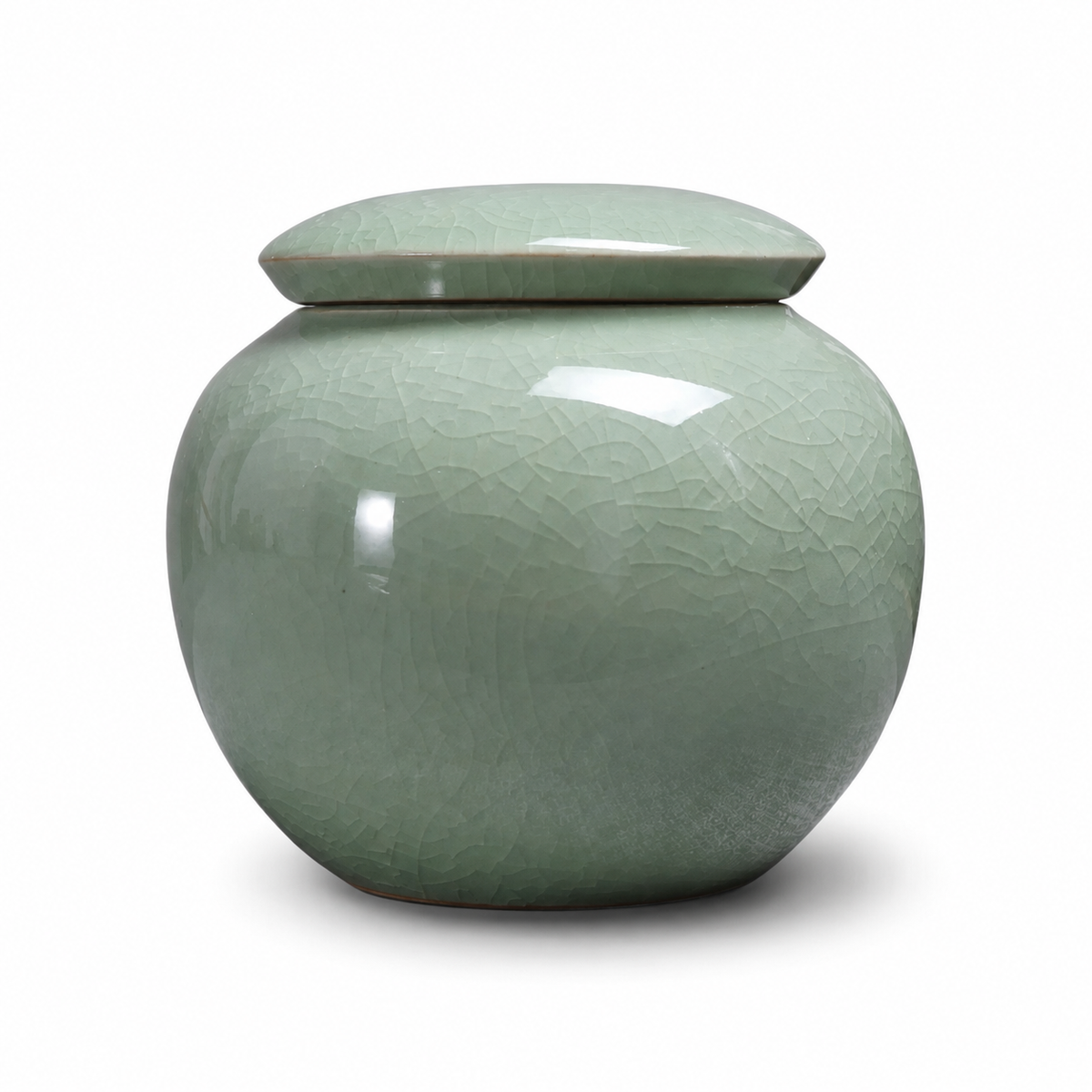 Mini-urn Livia van keramiek met craquelé, 350 ml