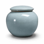 Mini-urn Livia met craquelé voor een deel van de as