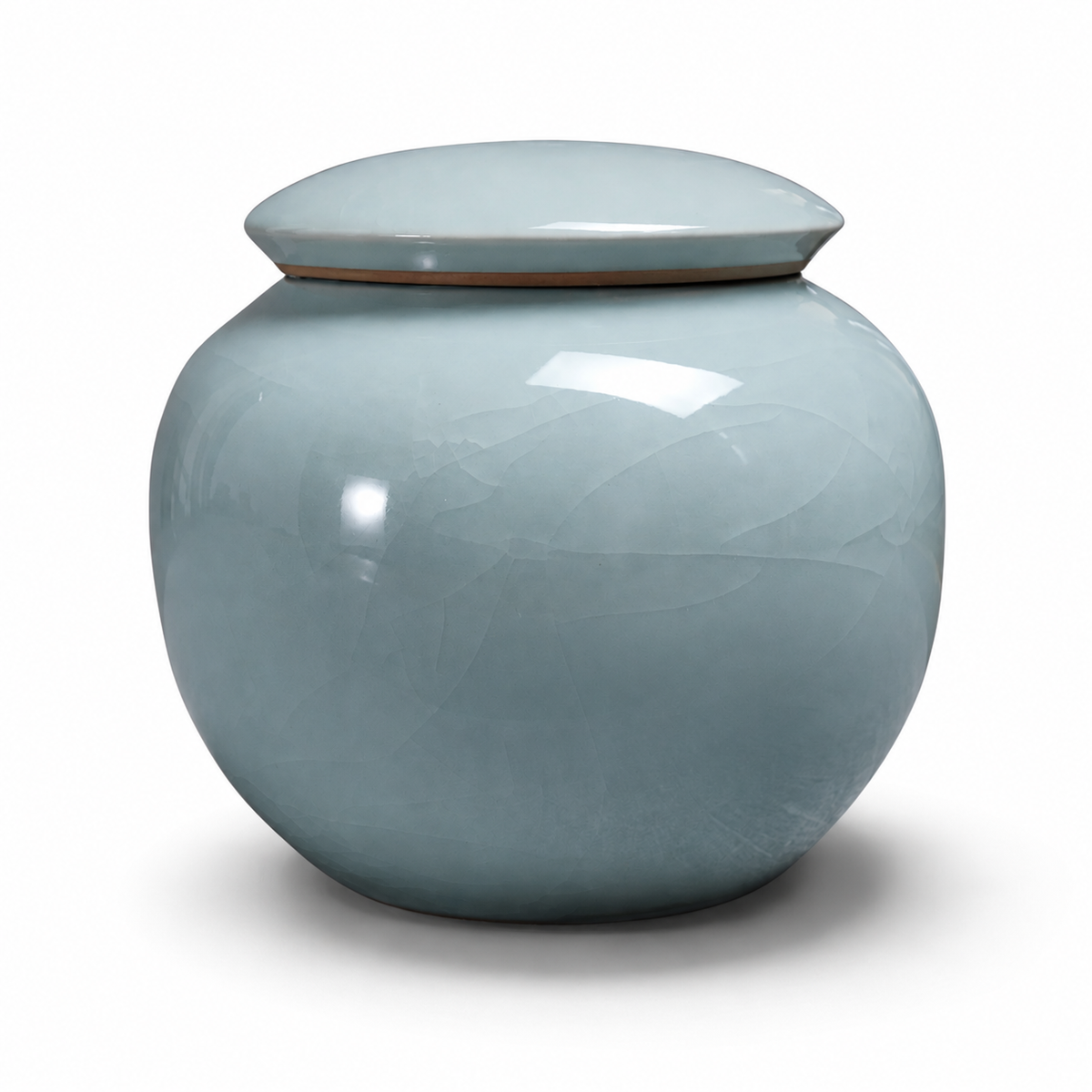 Mini-urn Livia met craquelé voor een deel van de as