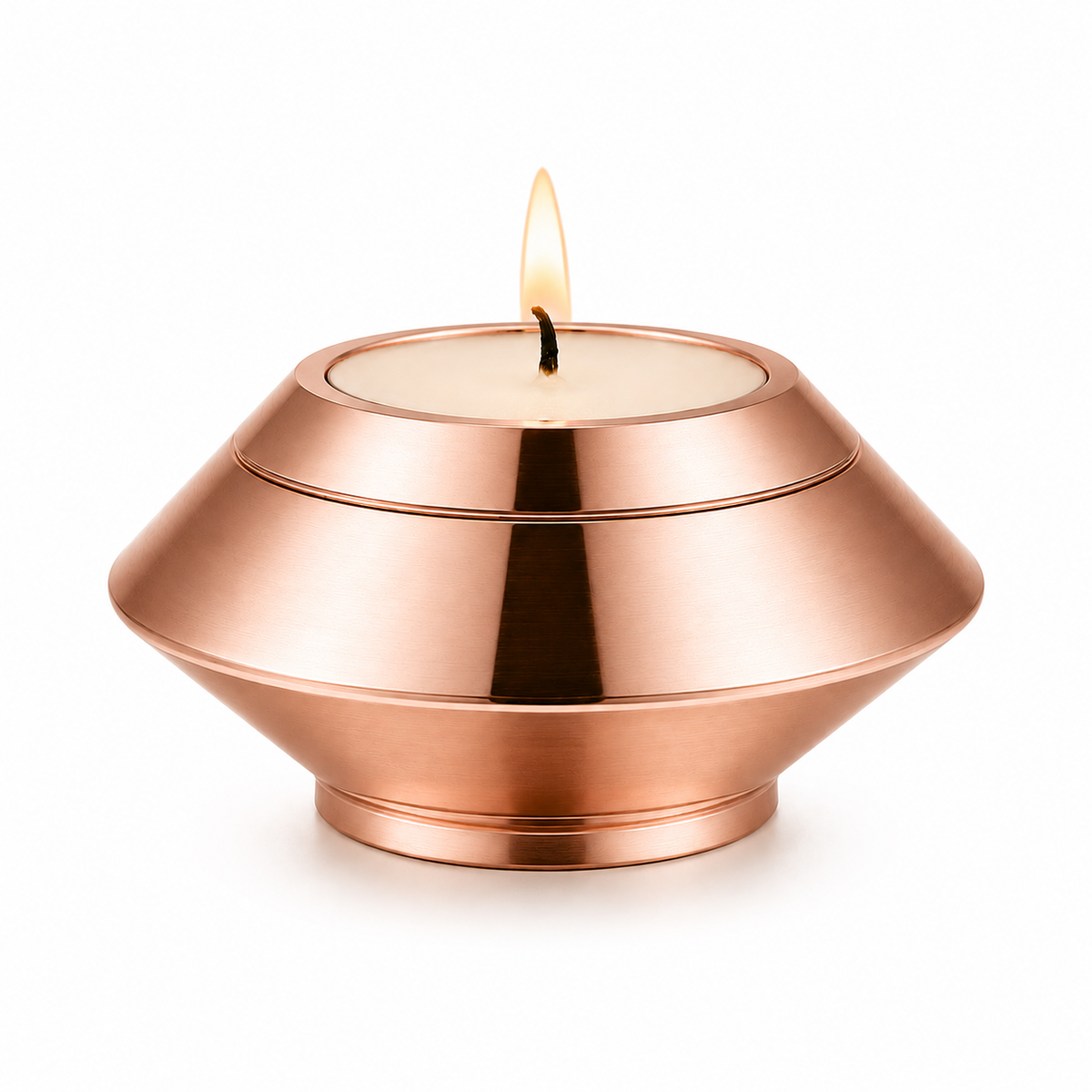 Mini-urn Liora met waxinelicht – 4 kleuren – 70 ml