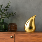 Gouden druppel-urn Dorée van aluminium