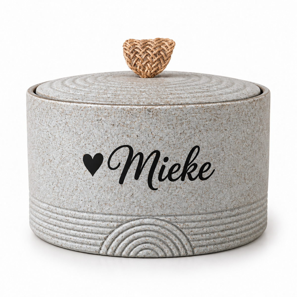 Kleine urn Nara – keramiek in 3 kleuren – 500 ml