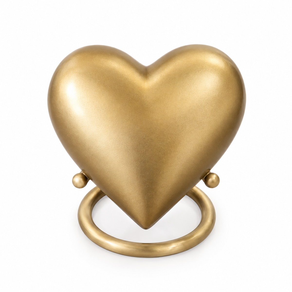 Mini-urn Oriana – gouden hartje – 110 ml