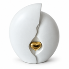 Urn Vida wit met gouden hart, Hemelhof