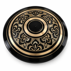 Urn Noblesse zwart met gouden vlinders, Hemelhof