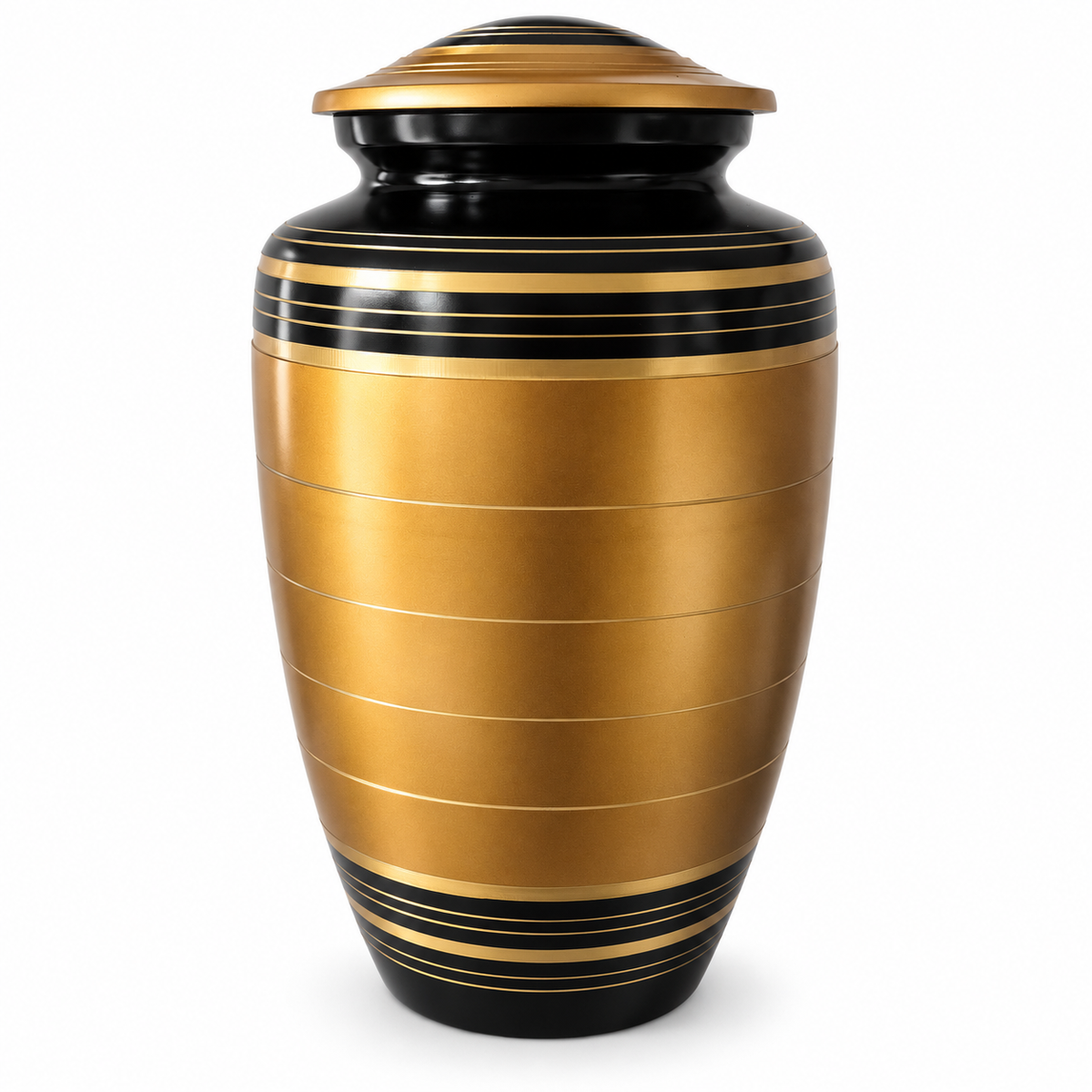 Handgemaakte urnenset Solis met bijpassende mini-urn