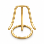 Standaard voor hartjes mini-urn – goud of zwart