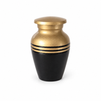 Handgemaakte urnenset Aurum met mini-urn en hartje