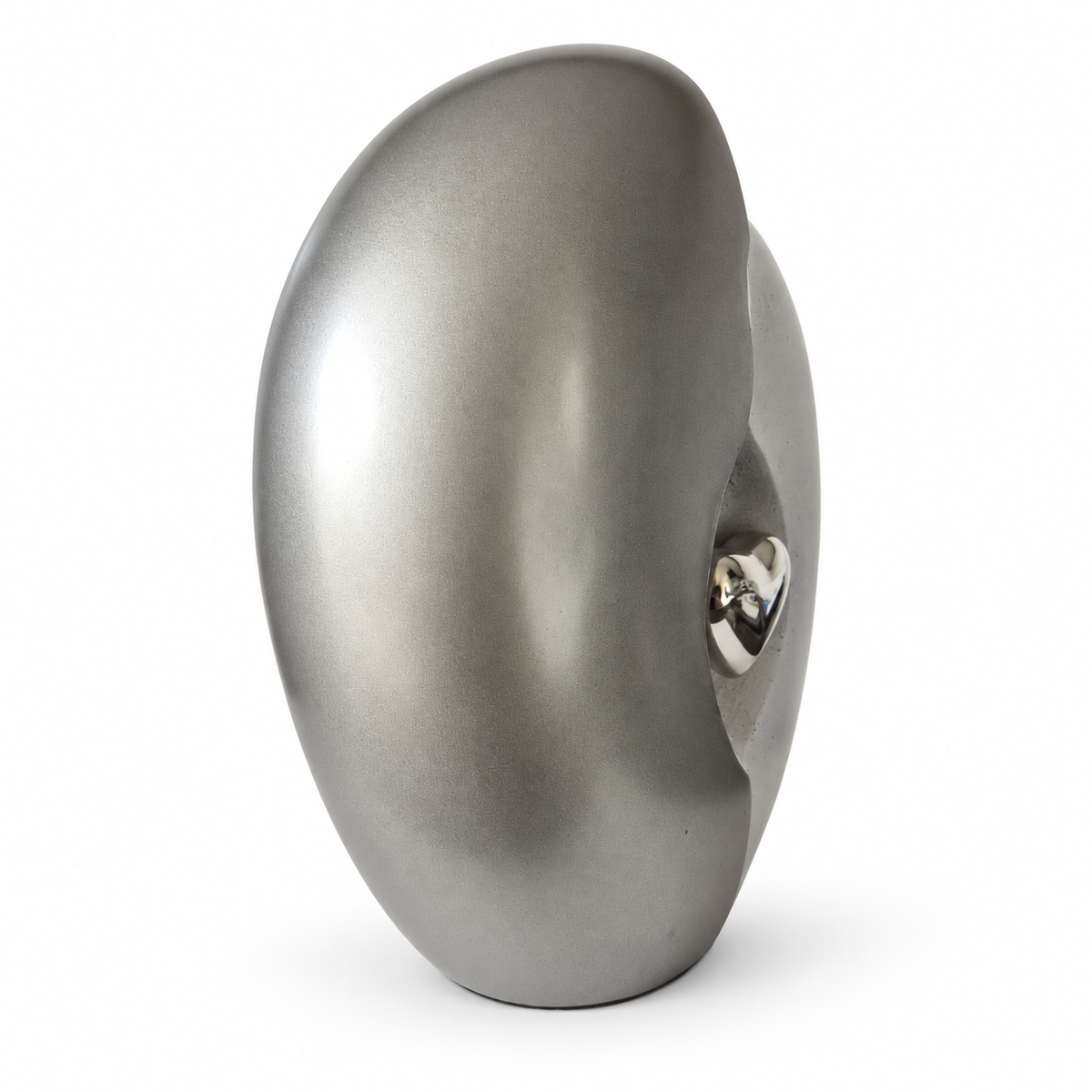 Urn Vida grijstinten met zilveren hart, Hemelhof