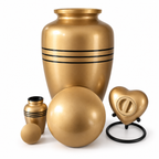Urnenset Trésor goud met zwart, 3,5 liter