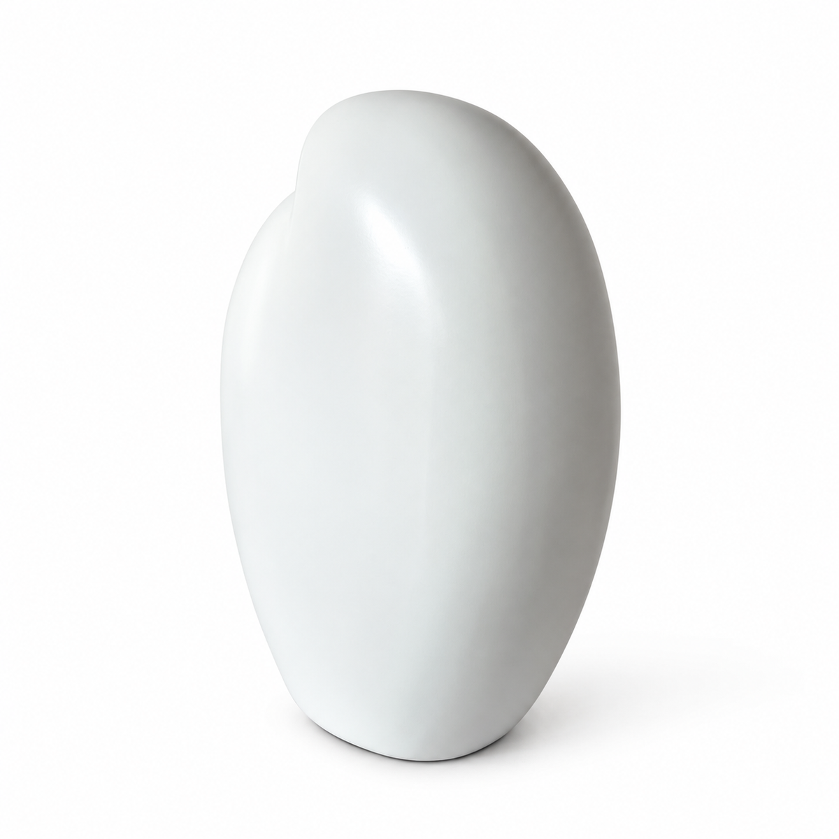 Witte urn Vida met goudkleurig hart in het midden