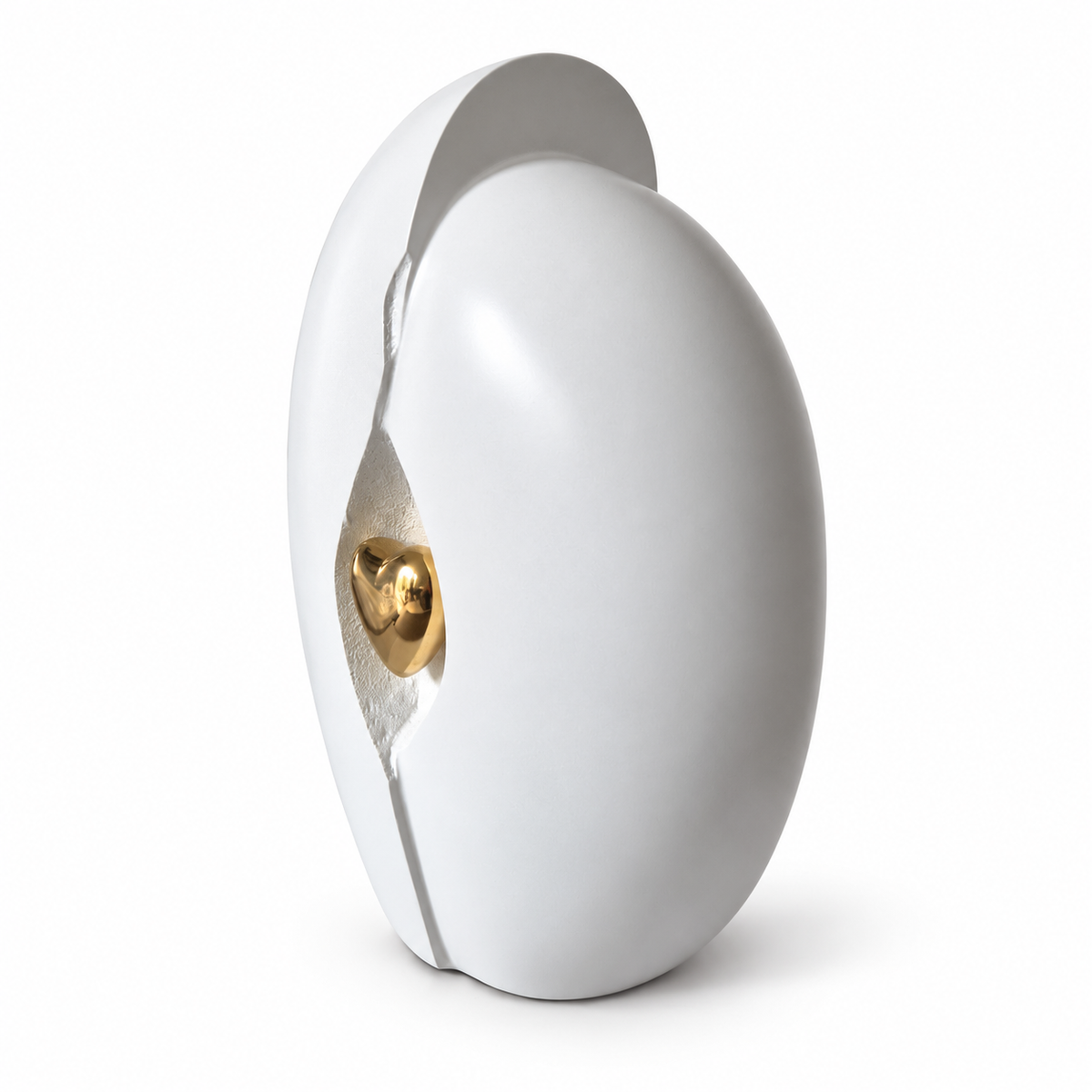 Witte hart-urn Vida, 3 liter