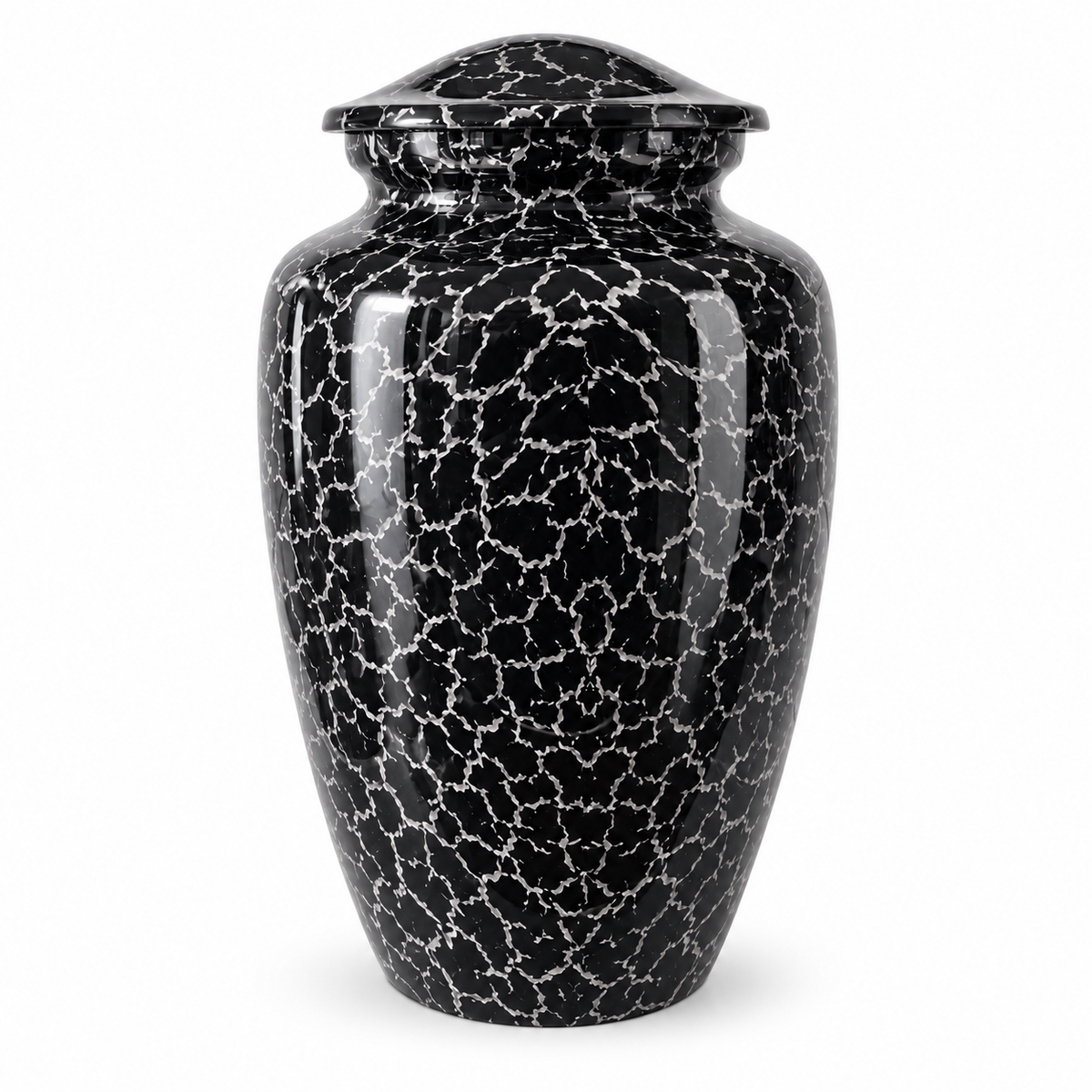 Handgemaakte urnenset Nova met mini-urn en hartje